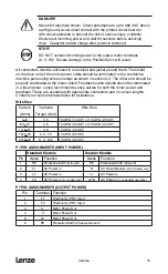 Preview for 17 page of Lenze PositionServo 940 User Manual