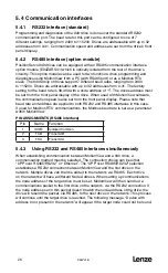 Preview for 28 page of Lenze PositionServo 940 User Manual