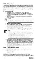 Preview for 32 page of Lenze PositionServo 940 User Manual