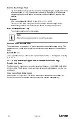 Preview for 34 page of Lenze PositionServo 940 User Manual