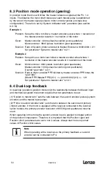 Preview for 52 page of Lenze PositionServo 940 User Manual