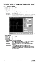 Preview for 62 page of Lenze PositionServo 940 User Manual