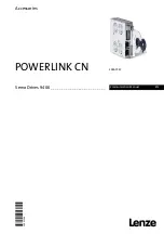 Предварительный просмотр 1 страницы Lenze POWERLINK CN E94AYCEC Communications Manual