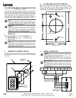 Предварительный просмотр 1 страницы Lenze SCL series Instructions