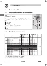 Предварительный просмотр 9 страницы Lenze Tmd Operating Instructions Manual