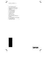 Предварительный просмотр 34 страницы Lenze x510 Mounting And Switch-On Instructions