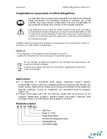 Предварительный просмотр 2 страницы LEO ACm150 Instruction Manual