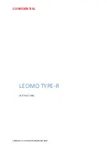 LEOMO TYPE-R Instructions Manual предпросмотр