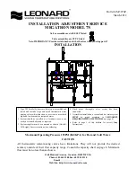 Предварительный просмотр 1 страницы Leonard MEGATRON 7N Installation Adjustment Service