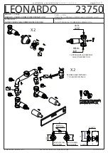 Предварительный просмотр 1 страницы Leonardo 23750 Installation And Care