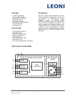 Предварительный просмотр 3 страницы LEONI eol 1x12 Operation Manual