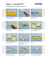 LEONI MegaLine Connect45 UTP Installation Instruction предпросмотр