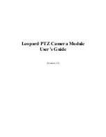 Leopard LI-1080PTZOV User Manual preview