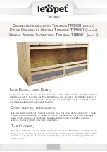 Preview for 1 page of Leopet TRRM01 Original Assembly Instructions