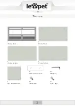 Preview for 2 page of Leopet TRRM01 Original Assembly Instructions