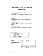 LEOPOLD FC660C/KB User Manual preview