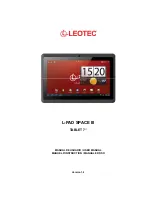 Leotec L-PAD AURORA User Manual предпросмотр