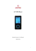 Leotec LEMP415BL4G User Manual preview