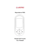 Leotec Reproductor MP4 User Manual preview