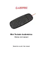 Leotec wireless mini keyboard User Manual preview