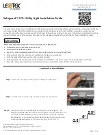 Preview for 1 page of Leotek Safeguard Installation Manual