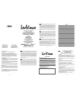 Preview for 1 page of LeoVince 8579 Technical Information