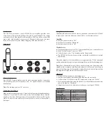 Предварительный просмотр 2 страницы Lepai Lepai LP7498E User Manual