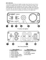 Предварительный просмотр 2 страницы Lepai LP1601S Operating Manual