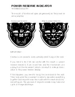 Предварительный просмотр 9 страницы L’EPEE 1839 VANITAS User Instructions