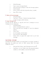 Preview for 13 page of Lephone w21 User Manual