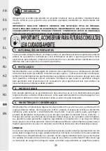 Preview for 26 page of Leroy Merlin FIRA 3276007277647 Assemby - Use - Maintenance Manual