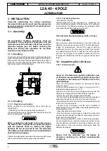 Предварительный просмотр 6 страницы Leroy-Somer LSA 40-4 POLE Installation And Maintenance Manual