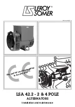 Leroy-Somer LSA 42.2 Installation And Maintenance Manual preview