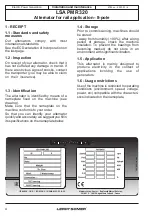 Предварительный просмотр 4 страницы Leroy-Somer Nidec LSA PMR 320 Installation And Maintenance Manual