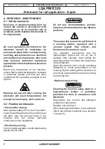 Предварительный просмотр 8 страницы Leroy-Somer Nidec LSA PMR 320 Installation And Maintenance Manual