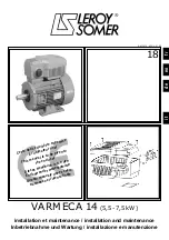 Leroy-Somer VARMECA 14 Installation And Maintenance Manual preview