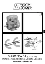 Предварительный просмотр 51 страницы Leroy-Somer VARMECA 14 Installation And Maintenance Manual