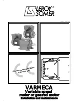 Leroy-Somer Varmeca LS 100 Installation And Maintenance Manual предпросмотр