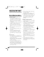 Preview for 4 page of Lervia KH 1282 Operating Instructions Manual