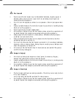 Предварительный просмотр 5 страницы Lervia LERVIA KH 1149 Operating Instructions Manual