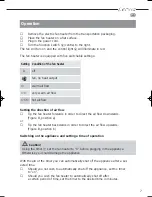 Предварительный просмотр 7 страницы Lervia LERVIA KH 1149 Operating Instructions Manual