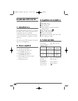 Предварительный просмотр 4 страницы Lervia LERVIA KH 4412 Operating Instructions Manual