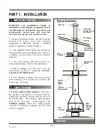 Предварительный просмотр 5 страницы Les foyers DON-BAR Fireplaces 9000 Installation, Operation And Maintenance Manual