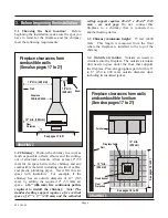 Предварительный просмотр 6 страницы Les foyers DON-BAR Fireplaces 9000 Installation, Operation And Maintenance Manual