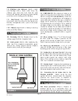 Предварительный просмотр 11 страницы Les foyers DON-BAR Fireplaces 9000 Installation, Operation And Maintenance Manual