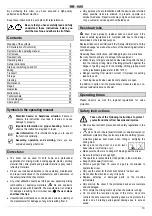 Предварительный просмотр 17 страницы Lescha LZ 140 Original Instructions Manual