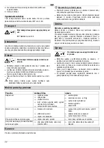 Предварительный просмотр 22 страницы Lescha LZ 140 Original Instructions Manual