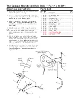 Preview for 5 page of Lesco 020092 Parts List And Instructions Manual