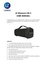 Предварительный просмотр 1 страницы Lesenz LZ Bluesenz Life 2 User Manual