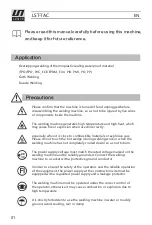 Preview for 2 page of LESITE LST-TAC Manual